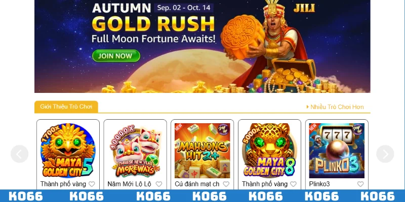 Giải trí uy tín hàng đầu cùng game nổ hũ KO66